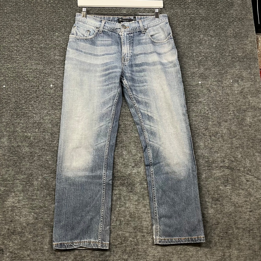 INC International Concepts Berlin Jeans Men's Blue Denim Straight Leg - 32X30